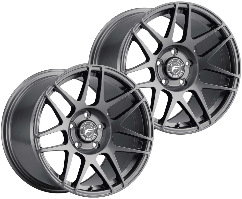 20-25+ C8 Corvette, 16-24 Camaro, F14 17x10" +44 Rear Drag Wheel Set Gloss Anthr