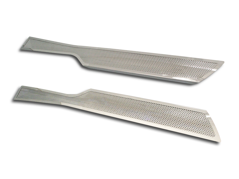Corvette Full Length Outer Doorsills Perforated 2005-2013 C6