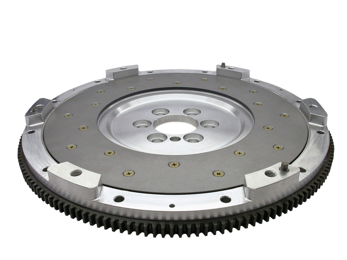 Fidanza Flywheel, 168 Tooth, 13.0 lb, Replaceable Surface, Aluminum, Natural, Internal Balance, GM LS-Series, Each