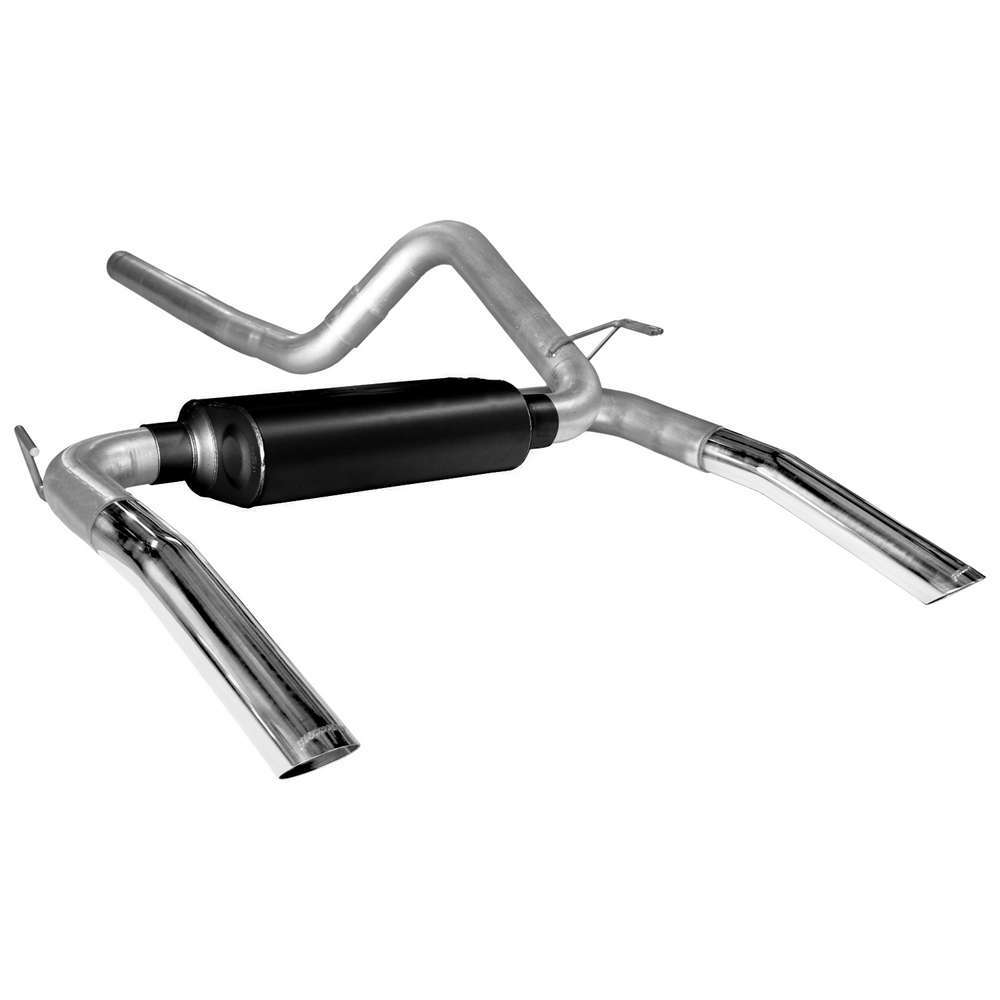Flowmaster Exhaust System, American Thunder, Cat-Back, 3" Tailpipe, 3" Tips, Steel, Aluminized, GM F-Body 1998-2002, Kit