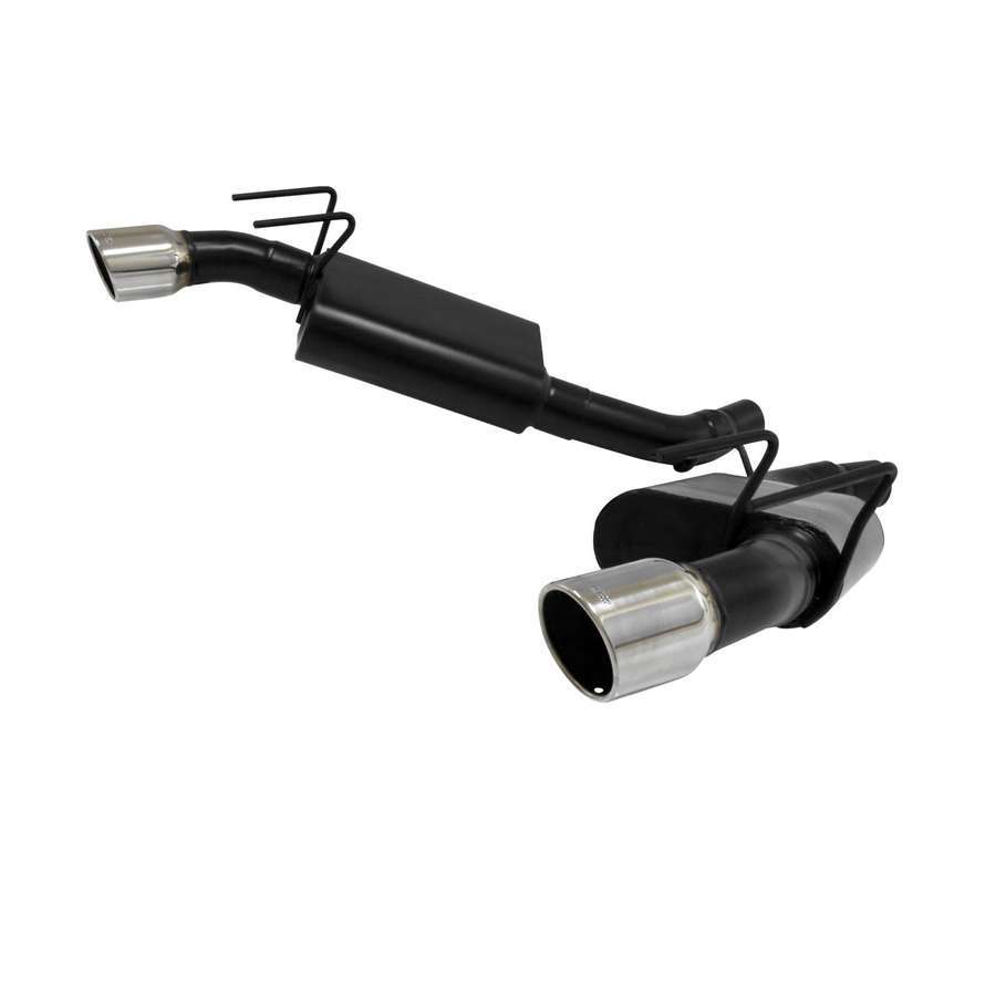 Flowmaster Exhaust System, American Thunder, Axle-Back, 3" Tailpipe, 4" Tips, Stainless, Black, Chevy Camaro 2010-13, Kit