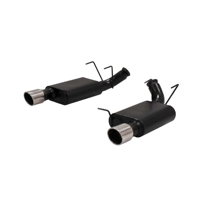 Flowmaster Exhaust System, American Thunder, Axle-Back, 3" Tailpipe, 4" Tips, Stainless, Natural, Ford Mustang 2013, Kit