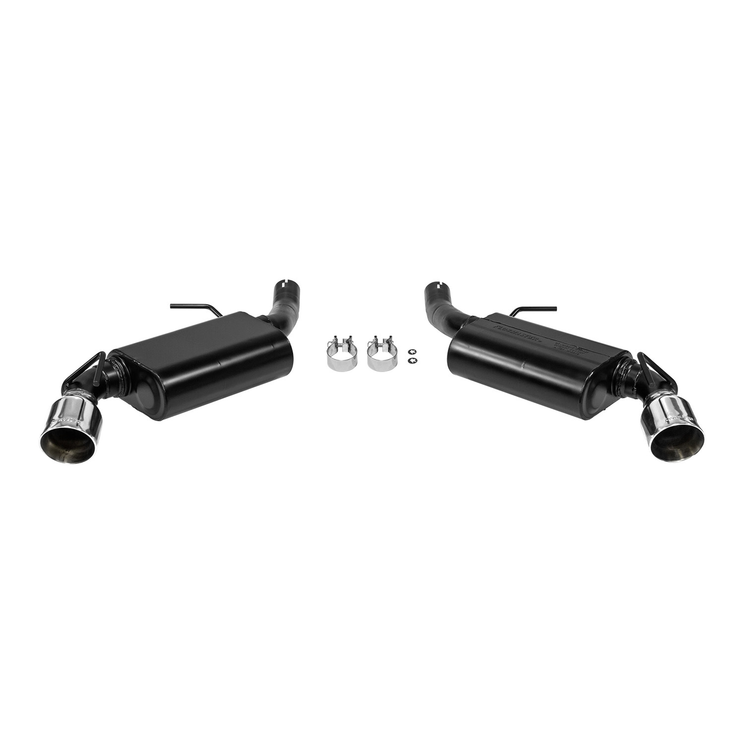 Flowmaster Exhaust System, American Thunder, Axle-Back, 2 1/2" Tailpipe, 4" Tips, Stainless, Natural, Chevy Camaro 2016-1