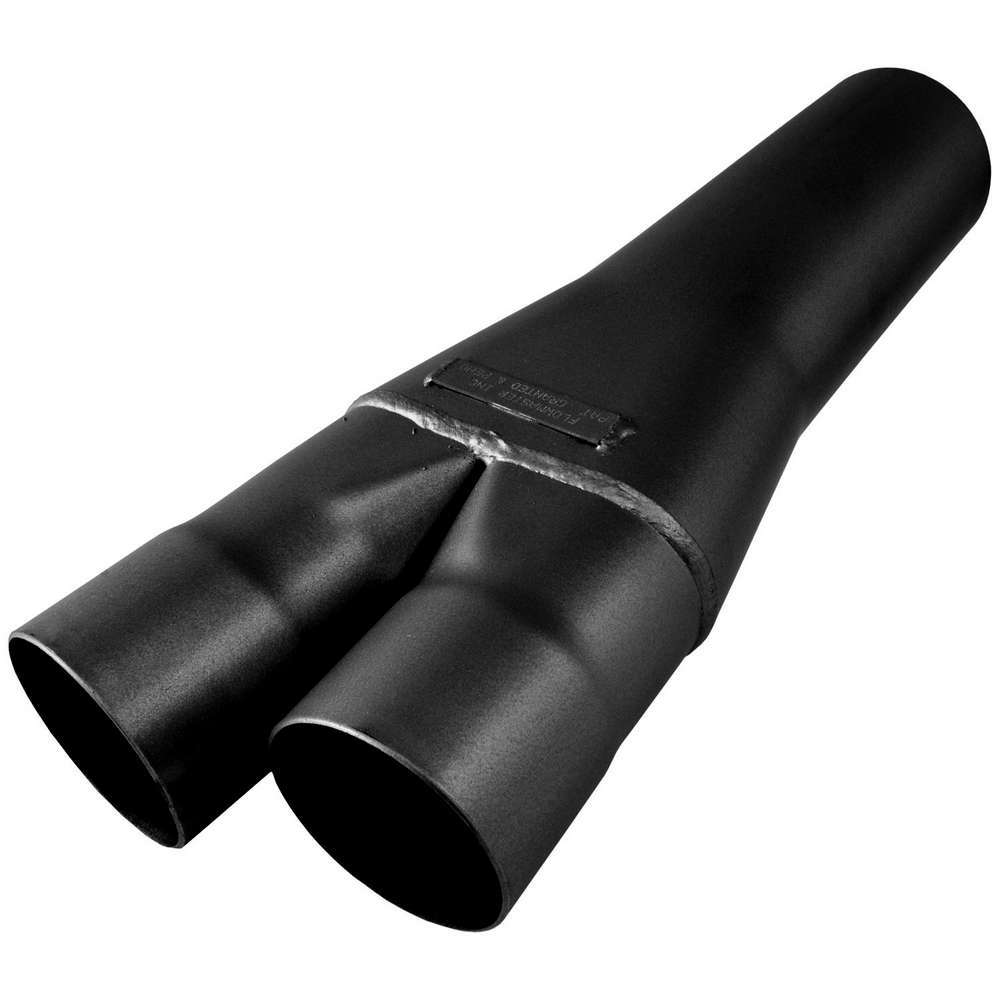 Collector, Scavenger Series, Weld-On, 2 x 2.5 in Primary Tubes, 3 in Outlet, 16 in Long, Steel, Each