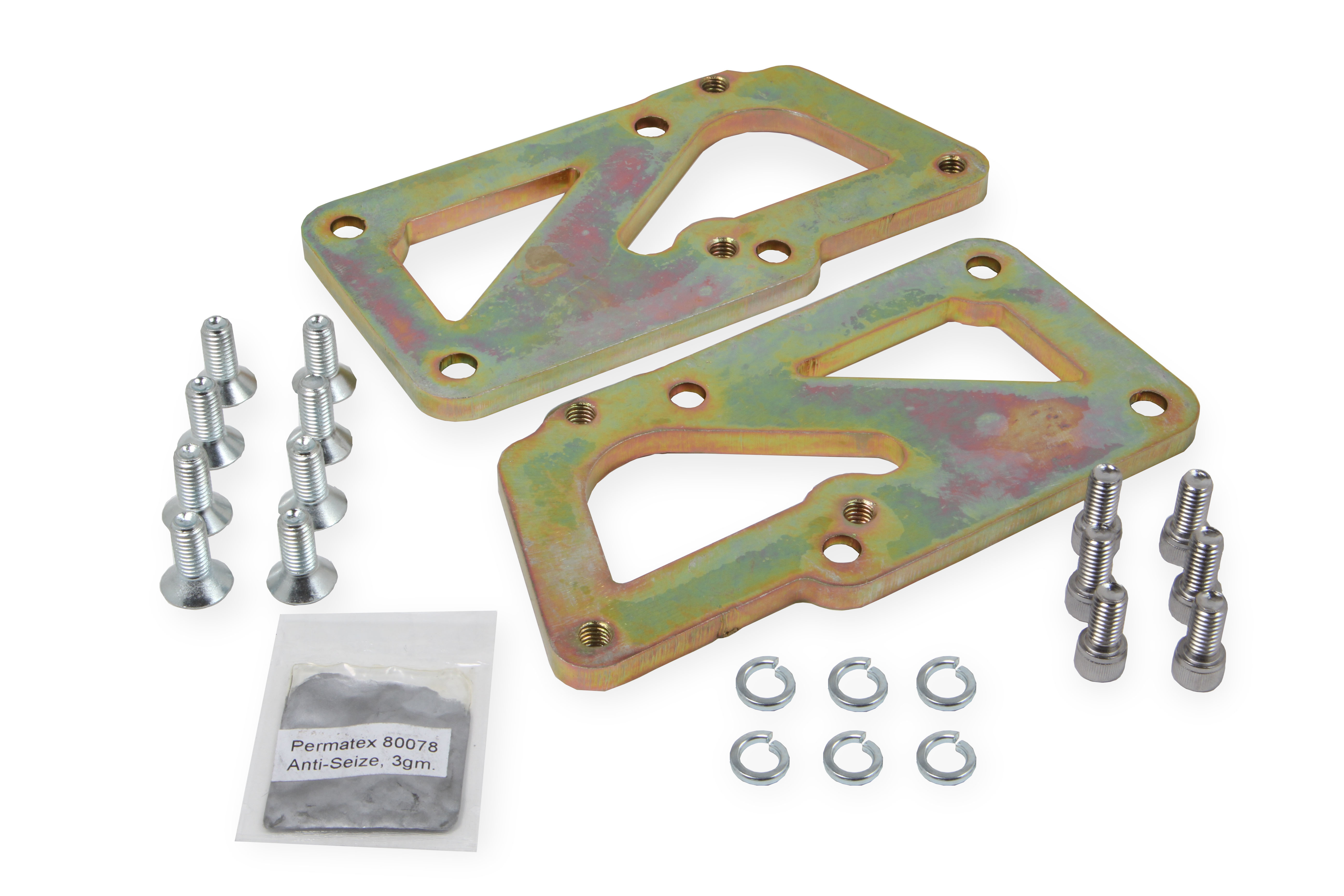 FLOWTECH GM LS Mounting Brackets, Early Small Block Chevy Frame Mount to GM LS-S