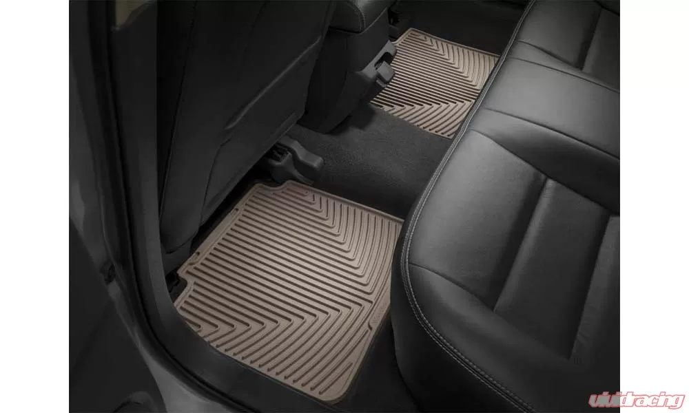 WeatherTech All Weather Floor Mats Tan Front Chevrolet Corvette C8 2020-2023