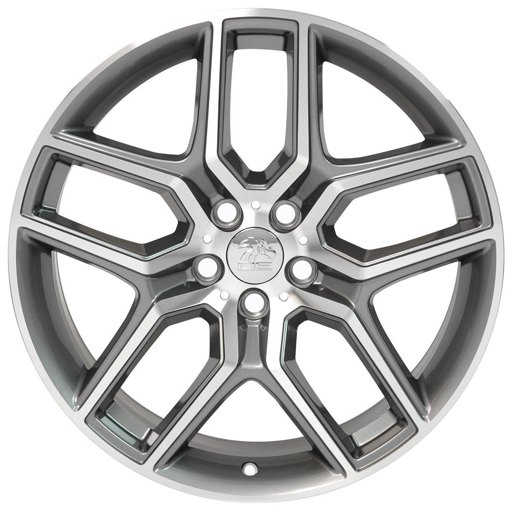 20" Fits Ford Explorer Wheel,  Gunmetal Machined Face 20x9