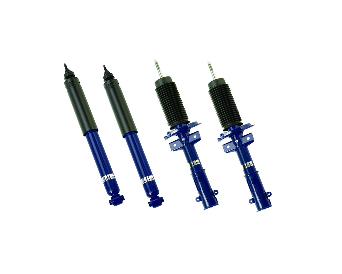 FORD Shock/Strut Kit, Dynamic, Steel, Blue Paint, Front/Rear, Ford Mustang 2005-14, Kit