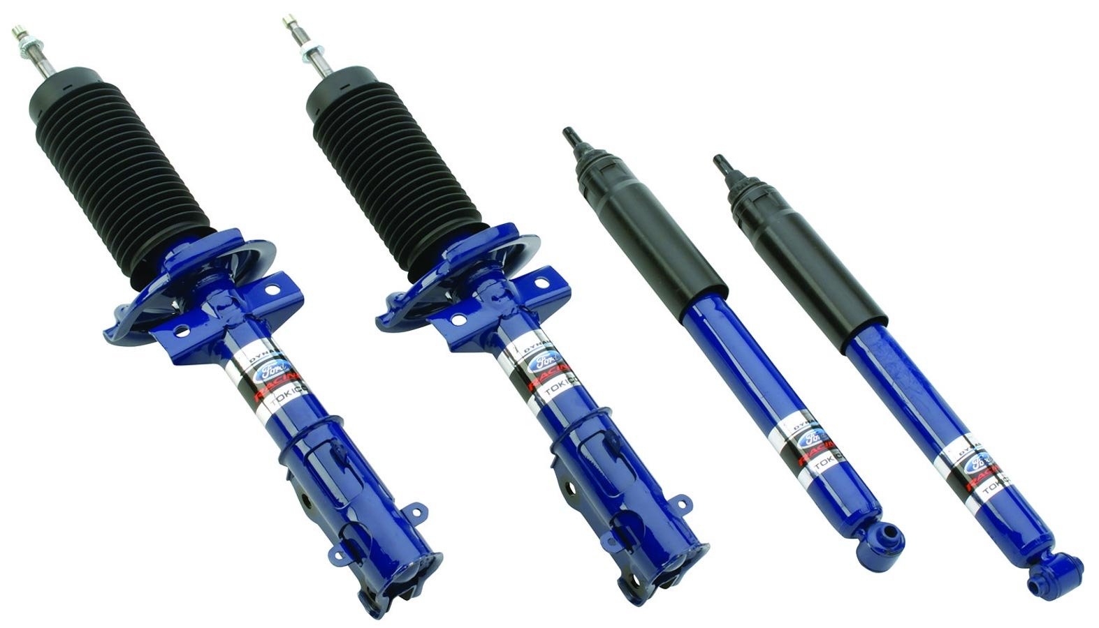 FORD Shock/Strut Kit, Dynamic, Steel, Blue Paint, Front/Rear, GT, Ford Mustang 2005-14, Kit