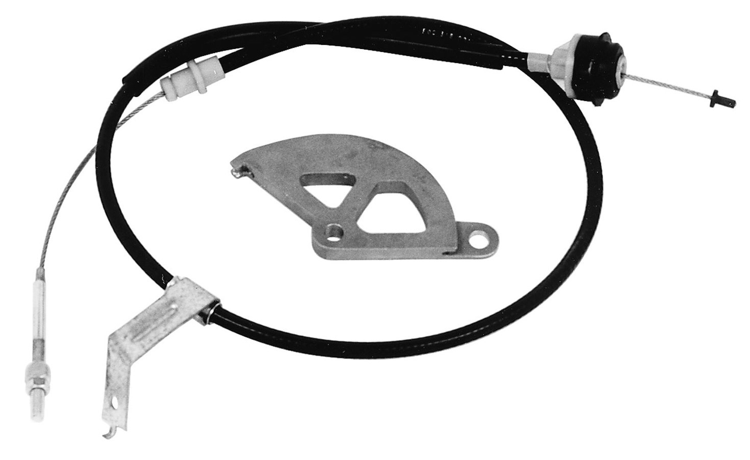 FORD Clutch Quadrant Kit, Adjustable, Double Hook, Cable/Quadrant Included, Ford Mustang 1982-95, Kit