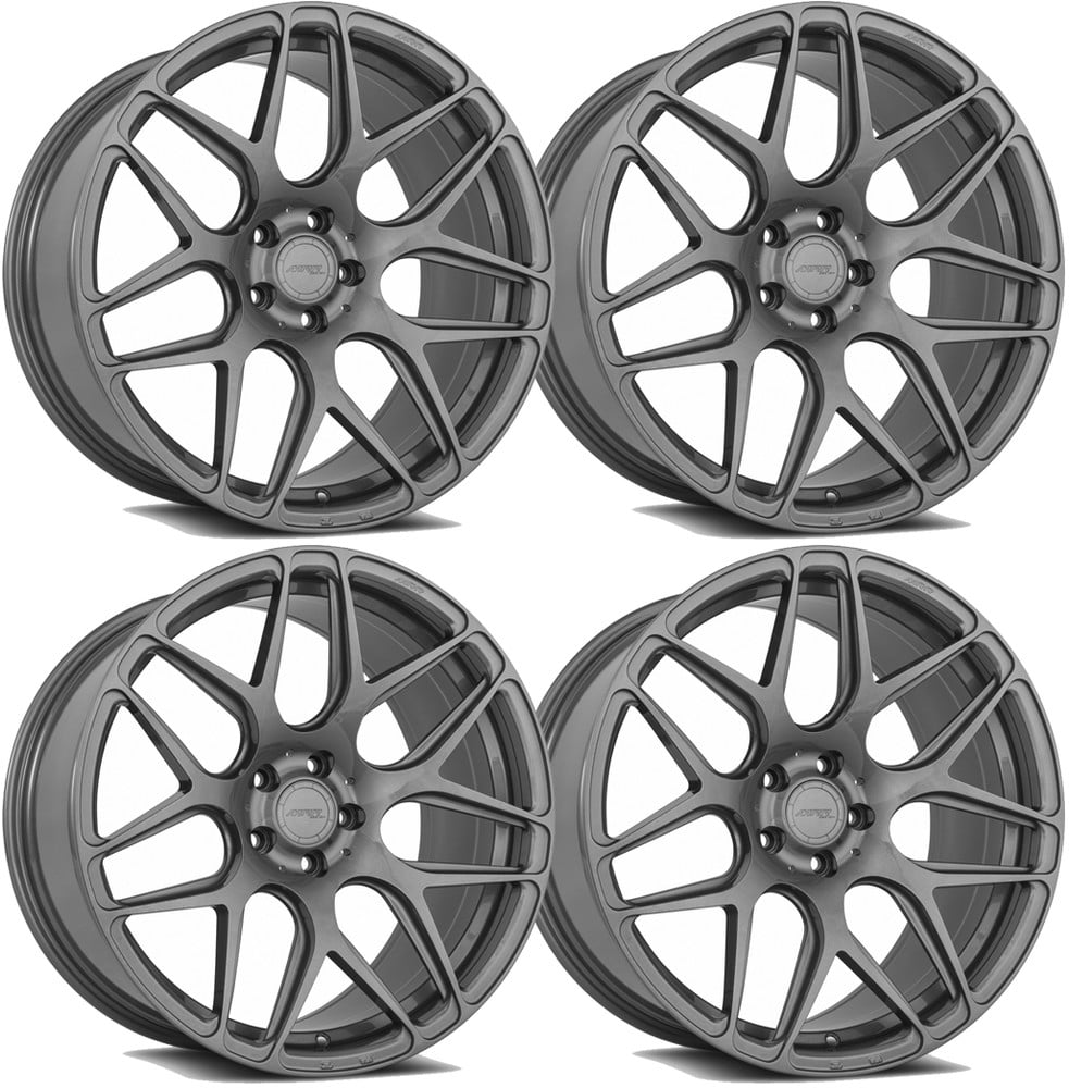 20-25+ C8 Corvette FS01 19x8.5" & 20x11" Wheels Front & RearGloss Gun Metal , MR