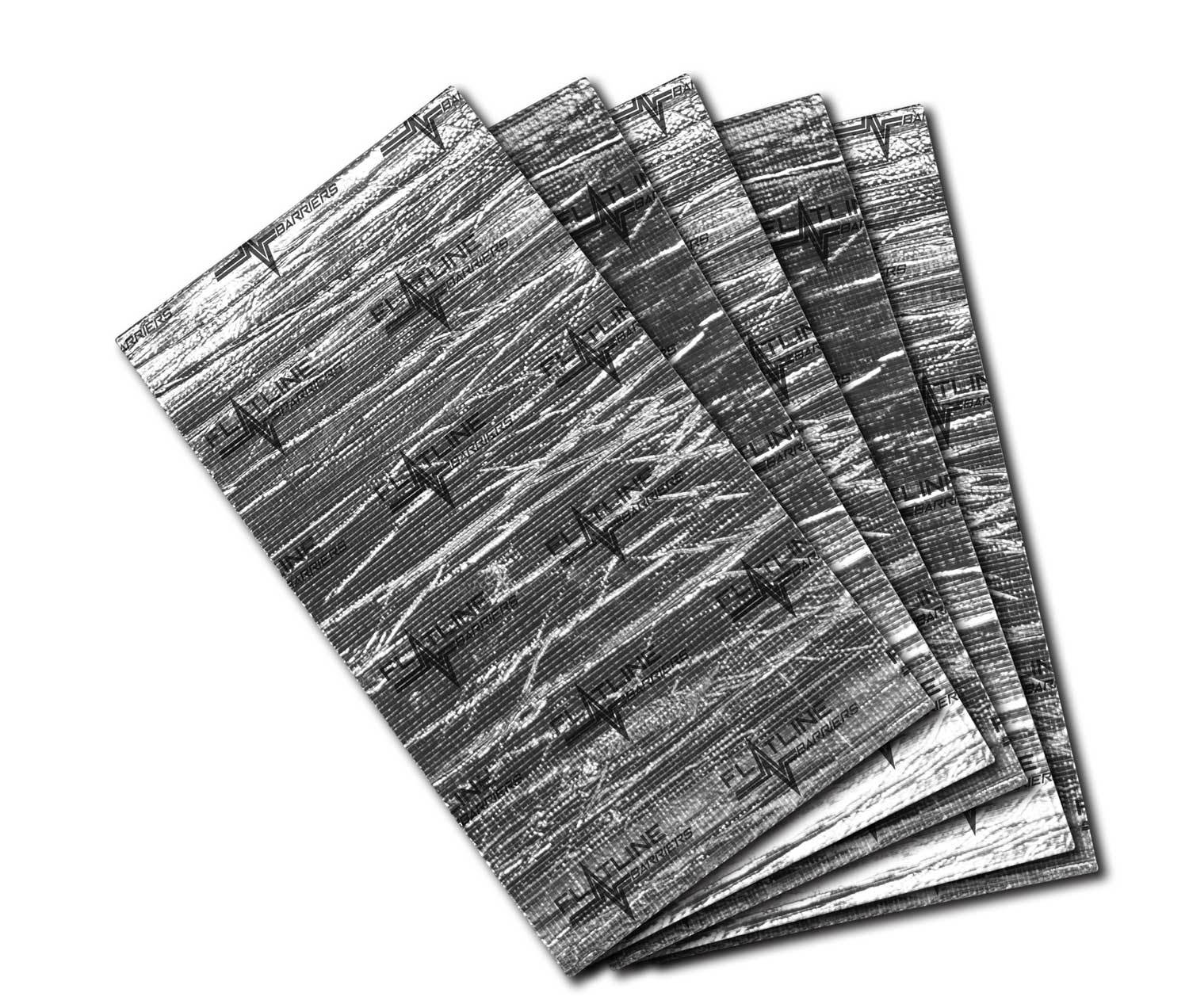 FLATLINE BARRIERS Heat and Sound Barrier 18 x 32 in Aluminum/Foam Silver/Black S