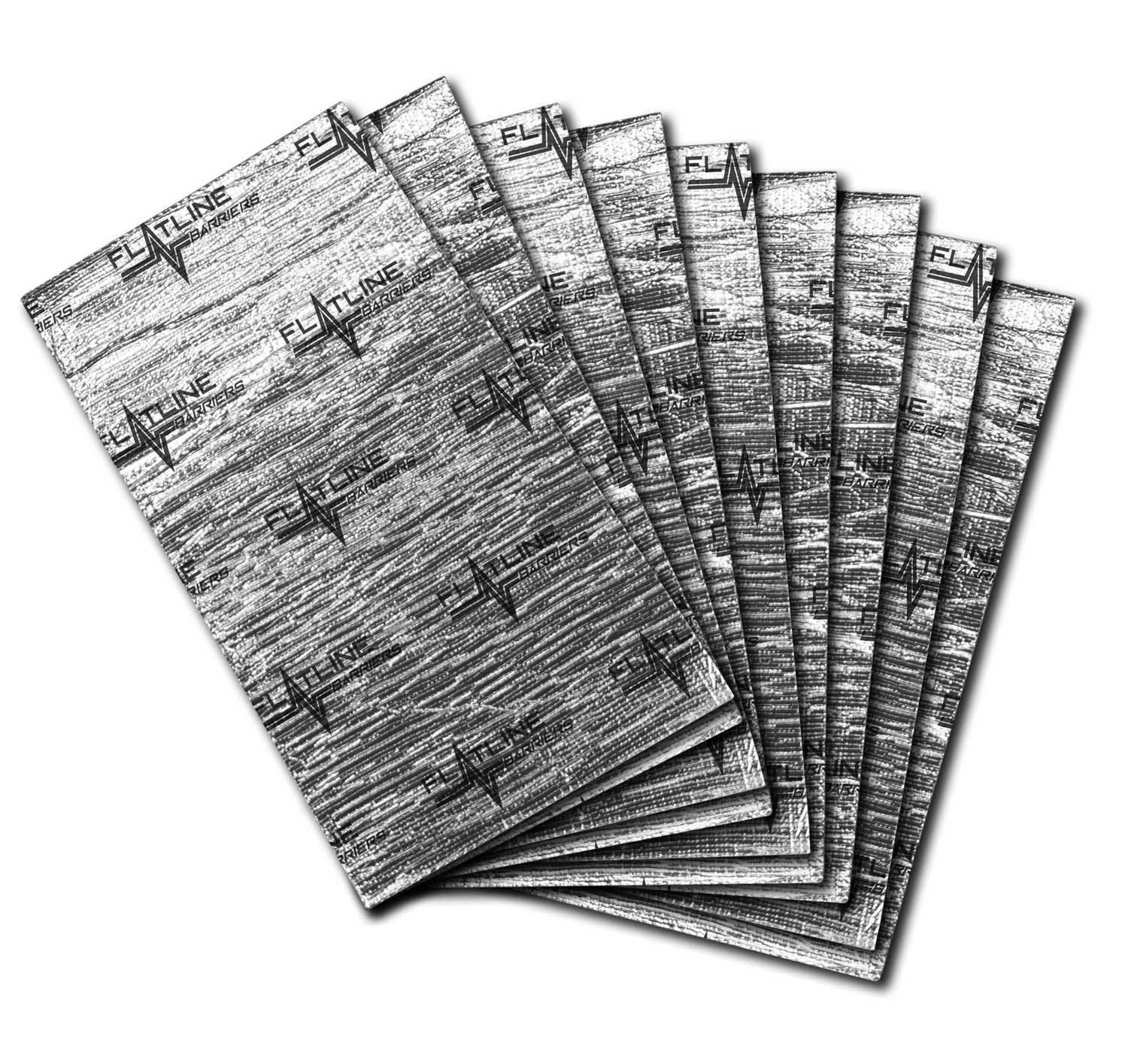 FLATLINE BARRIERS Heat and Sound Barrier 18 x 32 in Aluminum/Foam Silver/Black S