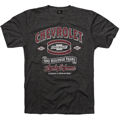 100th Anniversary Chevrolet Century of American Metal Tee Shirt