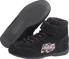 G-FORCE GF235 RaceGrip Mid-Top Shoes Black Size 7
