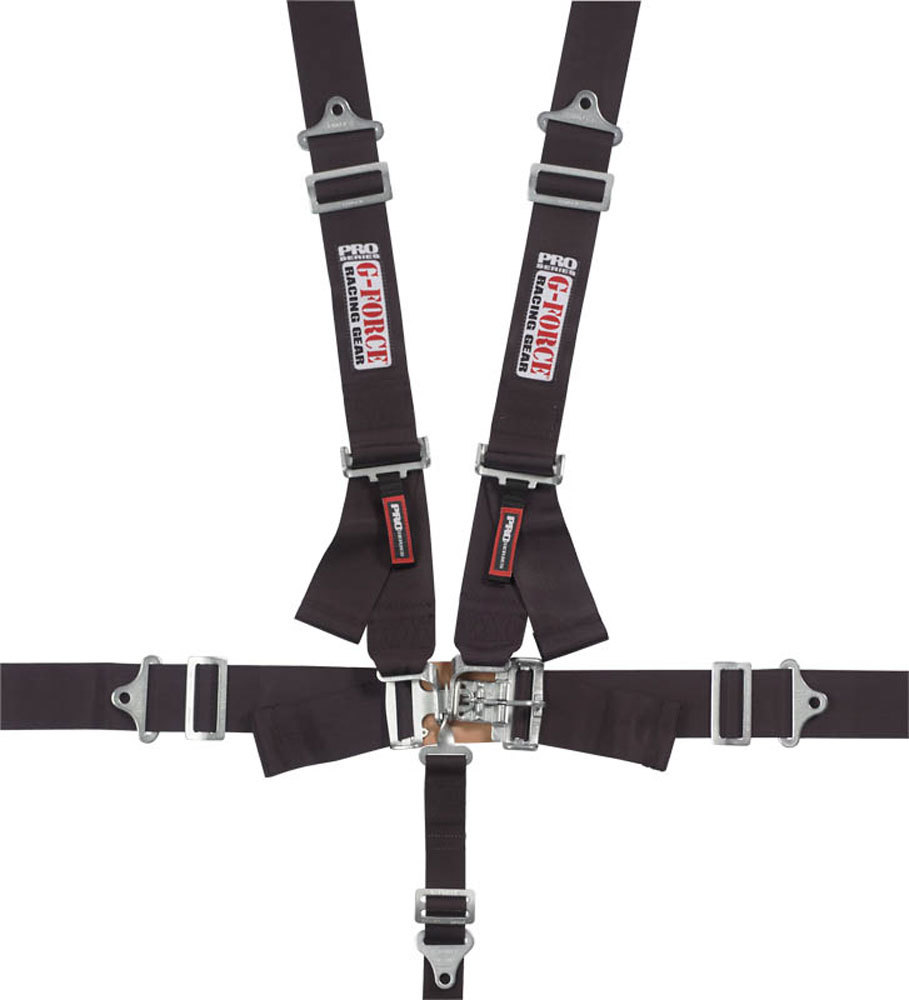 G-FORCE Indivd. Shoulder Harness Pull-Down Blk Pro Series