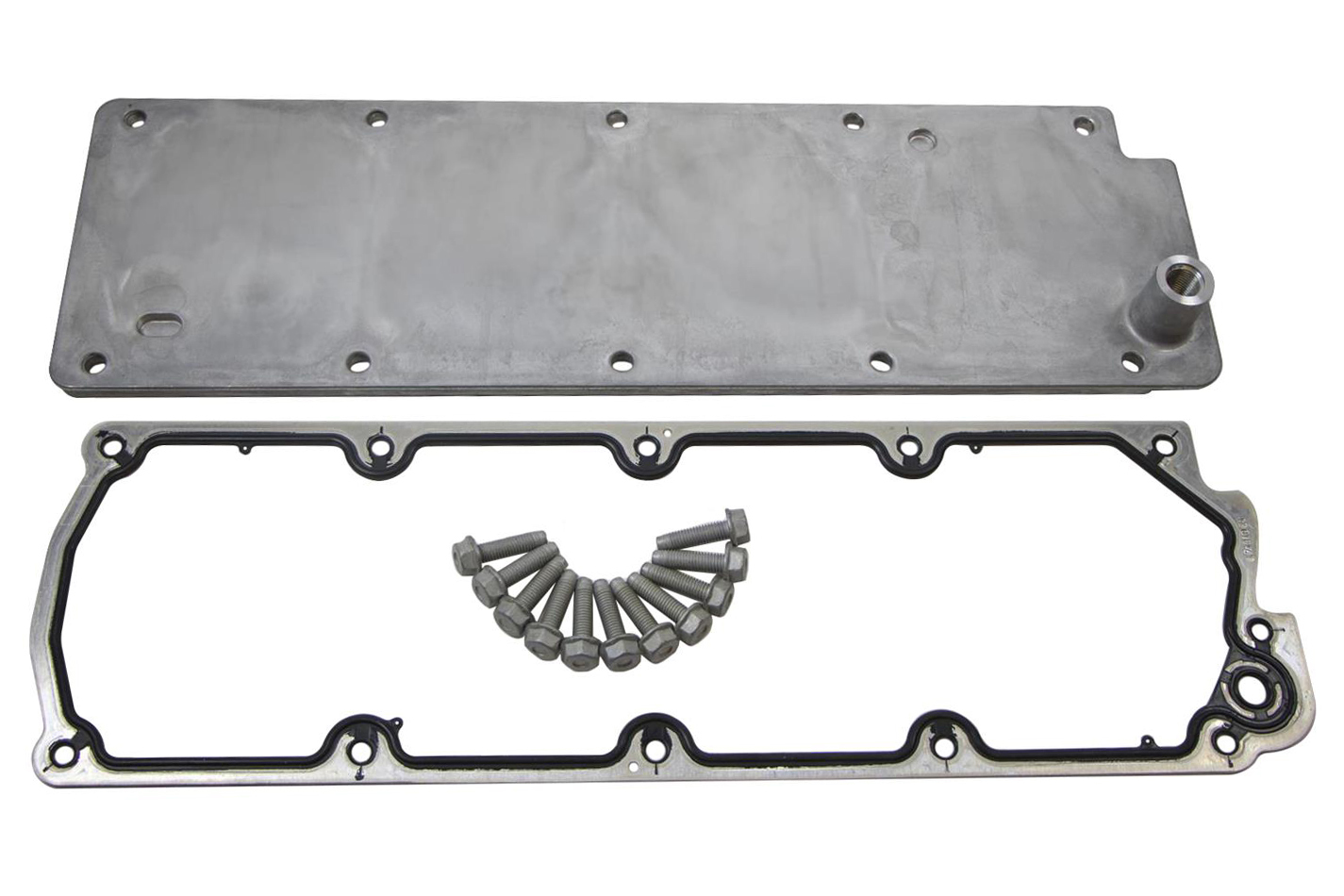 GM Performance, Valley Cover,  Aluminum,  Natural,  LS2/LS3/LS7,  GM LS-Series,  Each