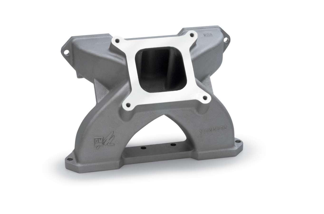 GM Performance, Intake Manifold,  Spider Design,  Square Bore,  Single Plane,  Aluminum,  Natural,  Small Block Chevy,  Each