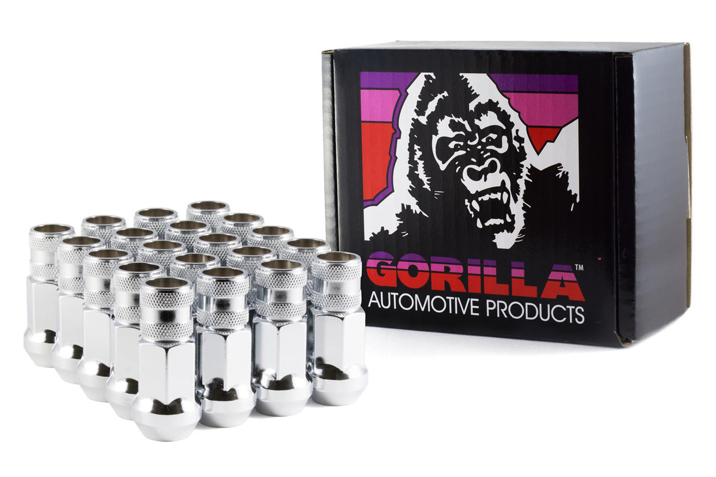 GORILLA 45038-20 20 Lugnuts 12mm x 1.50 Chrome Open End 3/4in He