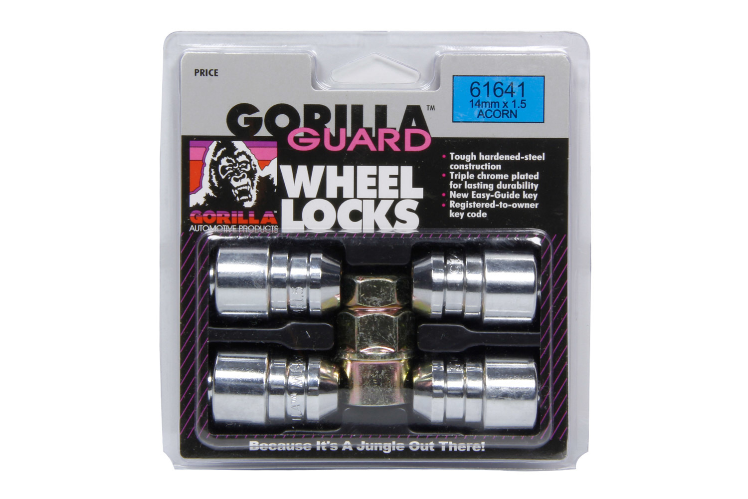 GORILLA 61641 4 Gorilla Guard Locks Acorn 14mm x 1.50