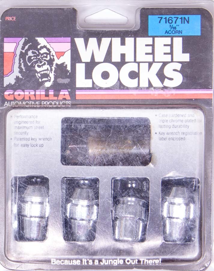 GORILLA 71671N Wheel Lock 7/16 Acorn (4)