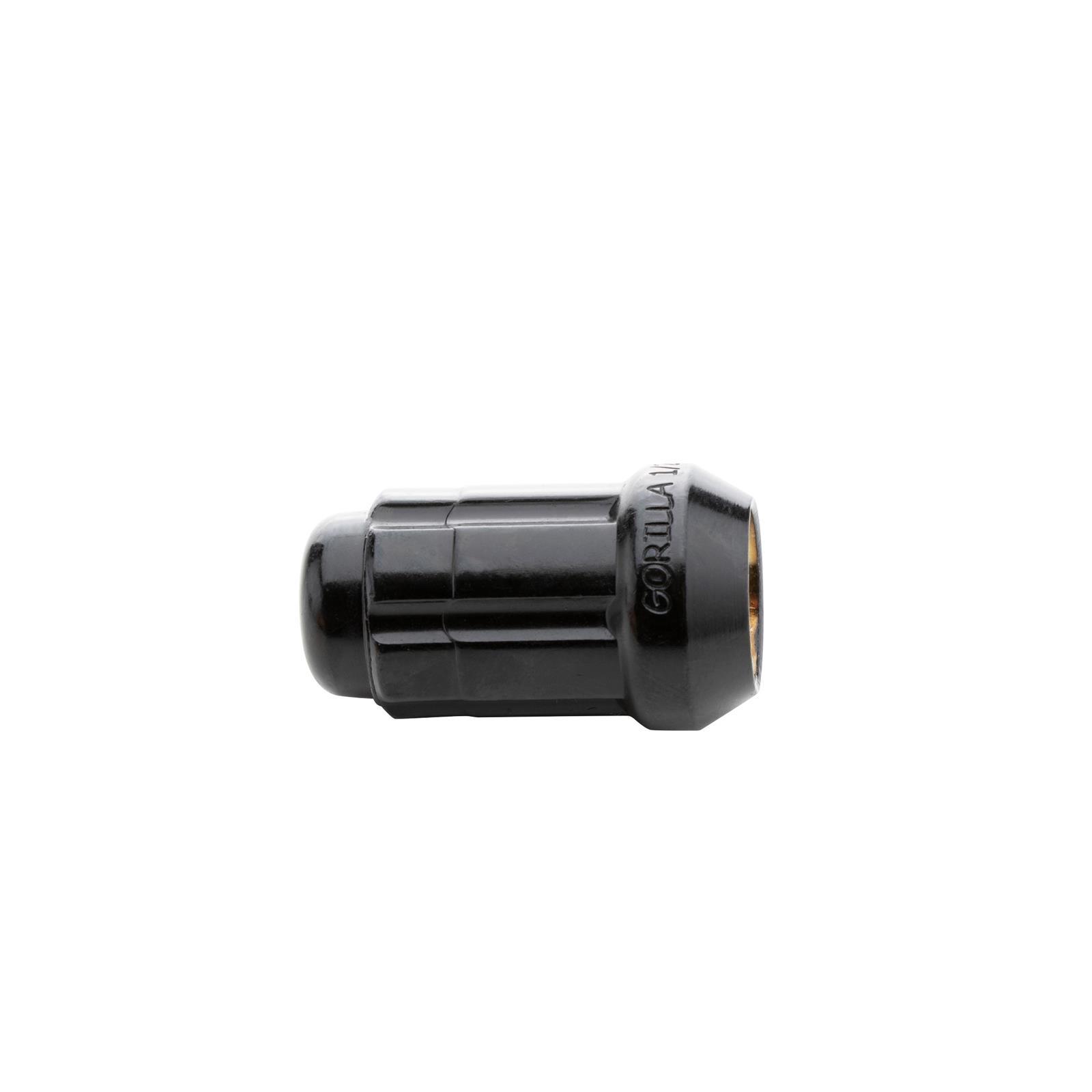 GORILLA K5CS-12150BGR 20 Lug Nuts 12mm x 1.50 Small Diameter Black Chm