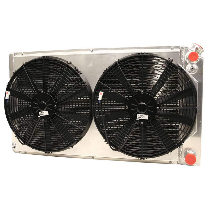 Griffin MegaCool Radiator and Fan - GM A-Body/G-Body 1968-89 - Aluminum