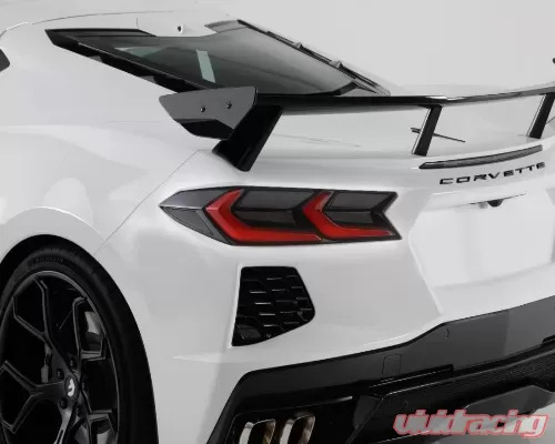 GT Styling 6 pcs Taillight Lens Cover Set Smoke Chevrolet Corvette 2020-2022