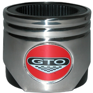 Pontiac GTO Logo Piston Koozie Can Cooler by MotorHead