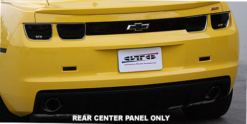 2010-13 Camaro GT Styling Blackout Center Rear Panel Carbon Fiber Look