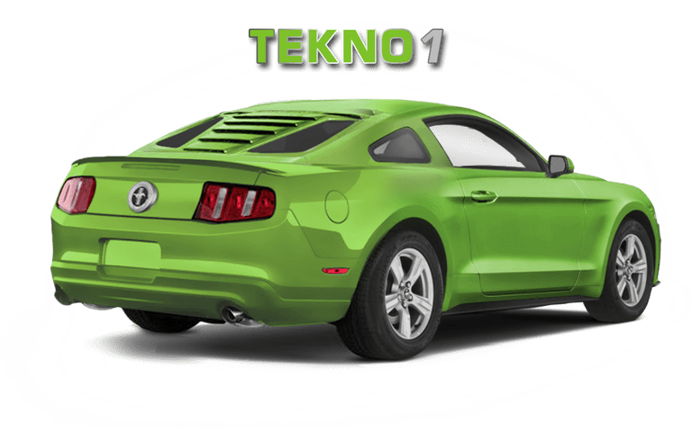 2005-14 Mustang S197 GlassSkinz Tekno 1 Rear Window Valance / Louvers