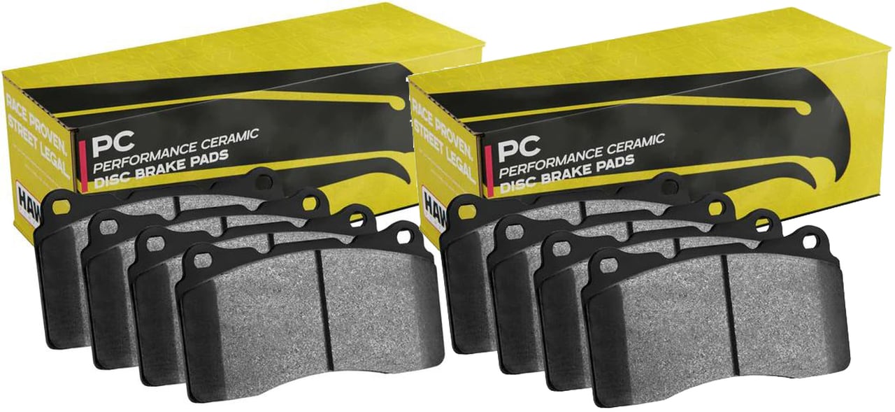 20-23+ C8 Corvette Z51 Front & Rear Brake Pad Kit, Low Dust Performance Ceramic