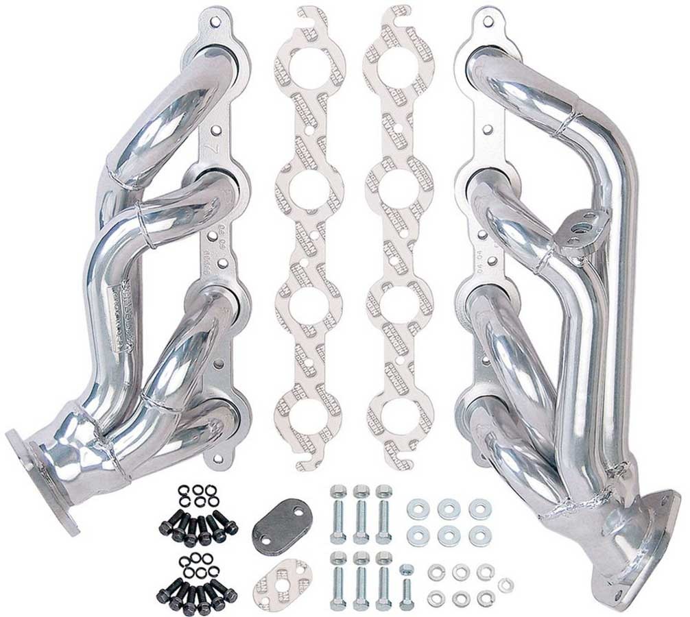 Hedman Silver Ceramic Headers - GM Fullsize SUV/Truck 1999-2007 - Pair