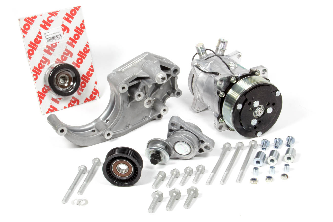 Holley SD508 Air Conditioning Compressor - GM LS-Series - Aluminum