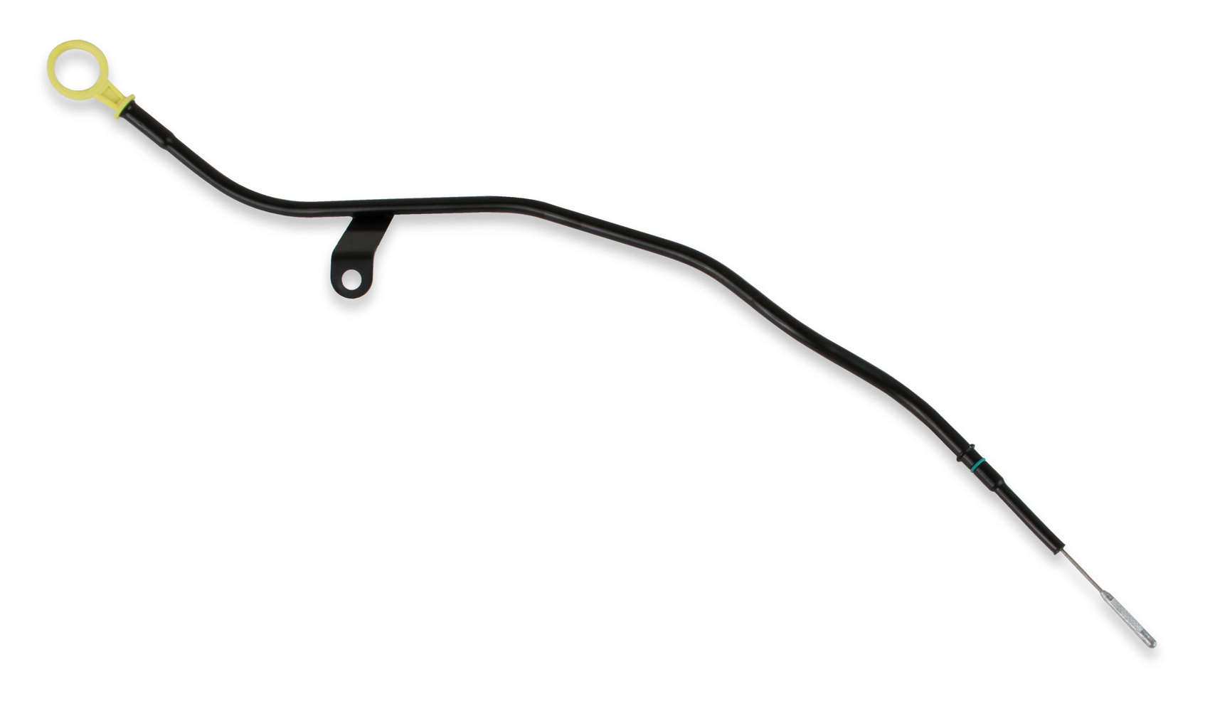 Holley Pan Mount Engine Oil Dipstick - GM LS-Series - Braided Steel