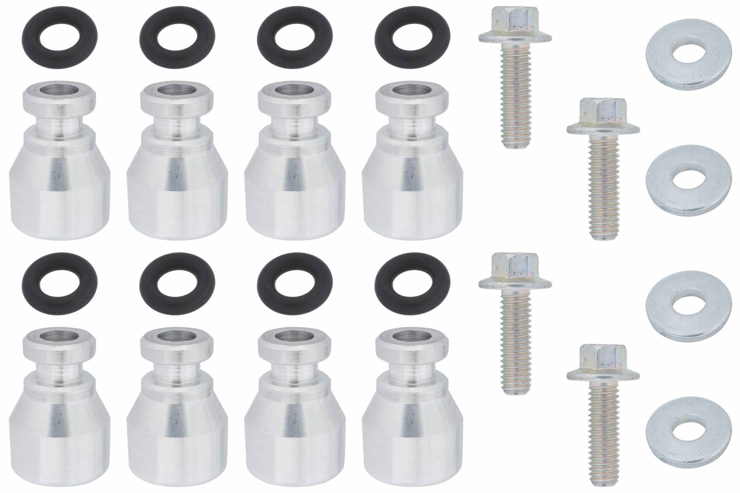 C5, C6 Corvette and others Fuel Injector Spacer Set of 8 LS1 Intake to LS2