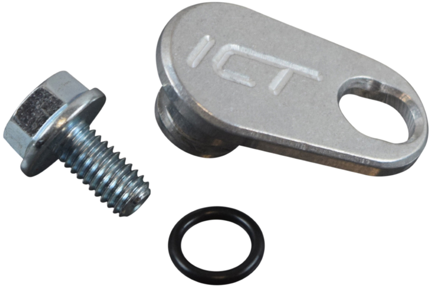ICT BILLET MAP Vacuum Port Block Off, Bolt/O-Ring Included, Aluminum, Natural, L