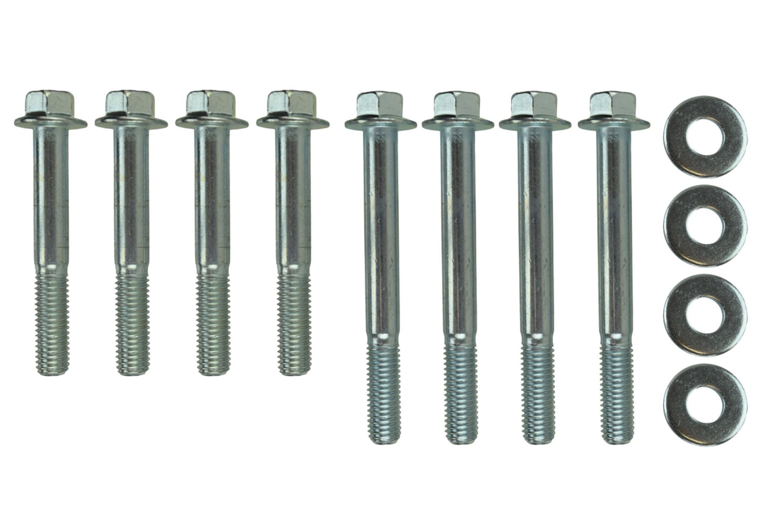 ICT BILLET Motor Mount Bolt Kit, 10 mm x 1.5, 70 mm/90 mm, Hex Head, Washers Inc