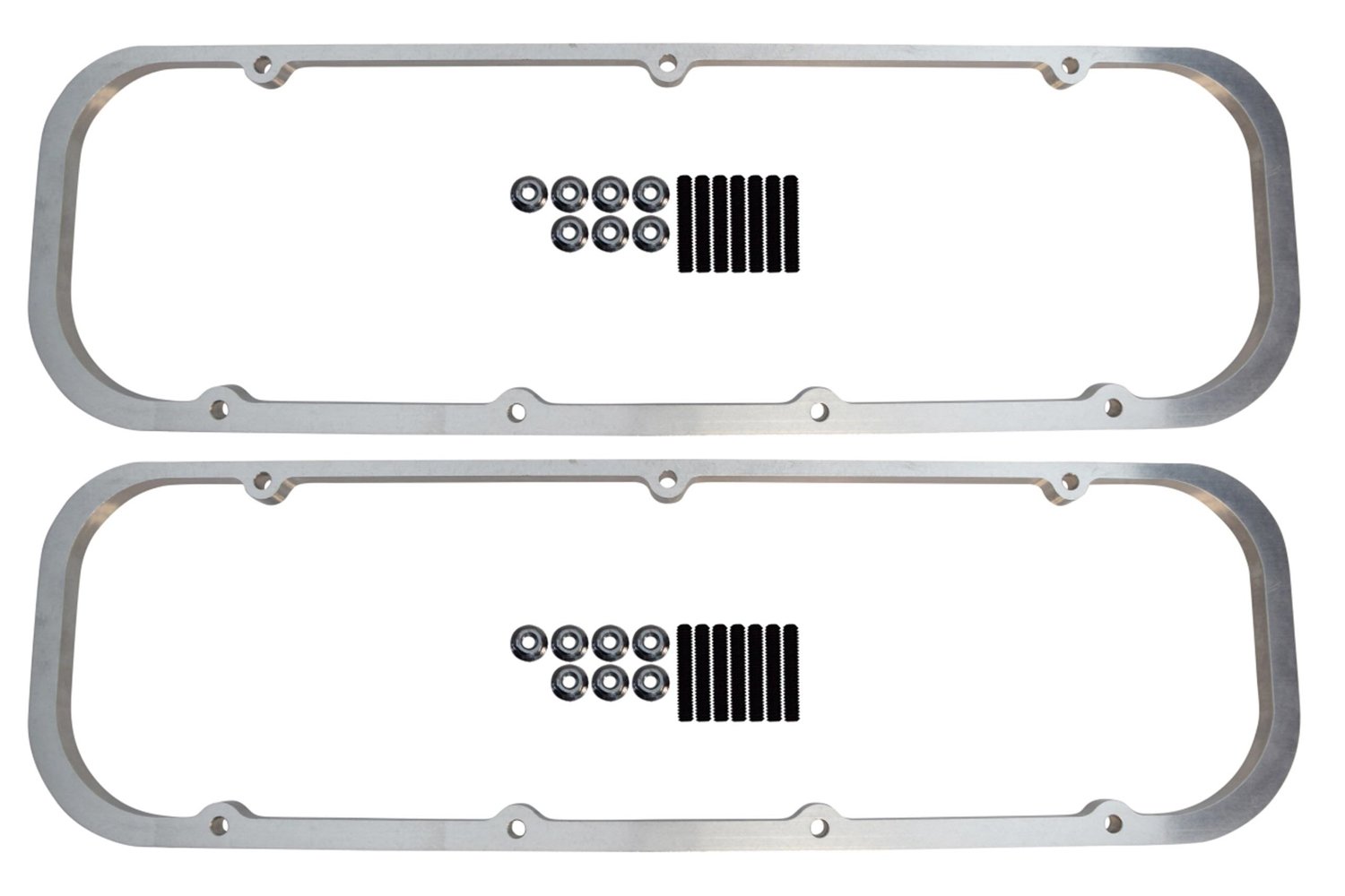 ICT BILLET Valve Cover Spacer, 0.500 in Tall, Aluminum, Natural, Big Block Chevy