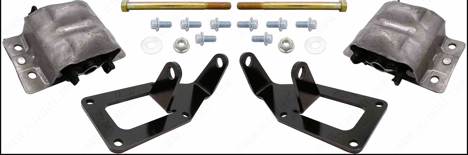 Ict Billet Bolt-On Motor Mount - GM F-Body 1982-92 - Steel