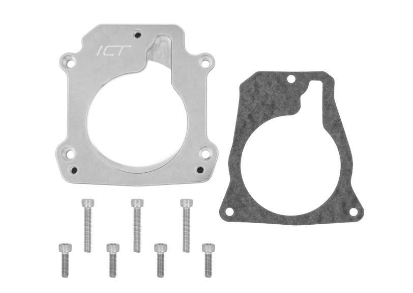 Ict Billet Gasket/Hardware Throttle Body - GM LT-Series to GM LS-Series 3-Bolt