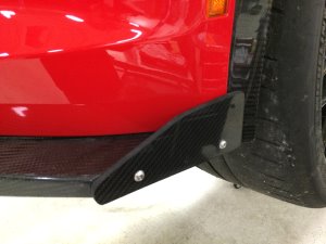 C7 Corvette Z06 / Z07 Katech Carbon Fiber Stage 2 Splitter End Plates, Left Only