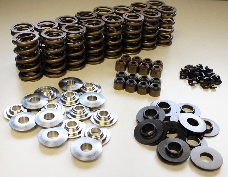 LSx Dual Valve Spring Kit With Titanium Retainers, Seals, Locks, Seats