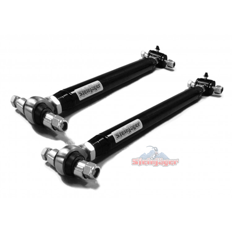 1982-2002 Camaro Steinjager Rear Lower Control Arms, Poly/Sphcl, Double Adjustable, F Body. Powdercoated Black