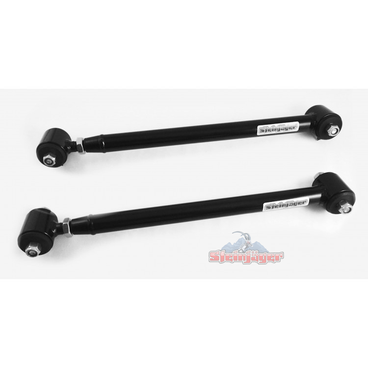 1982-2002 Camaro Steinjager Rear Lower Control Arms, Poly/Poly, Single Adjustable, F Body, Black Powdercoated