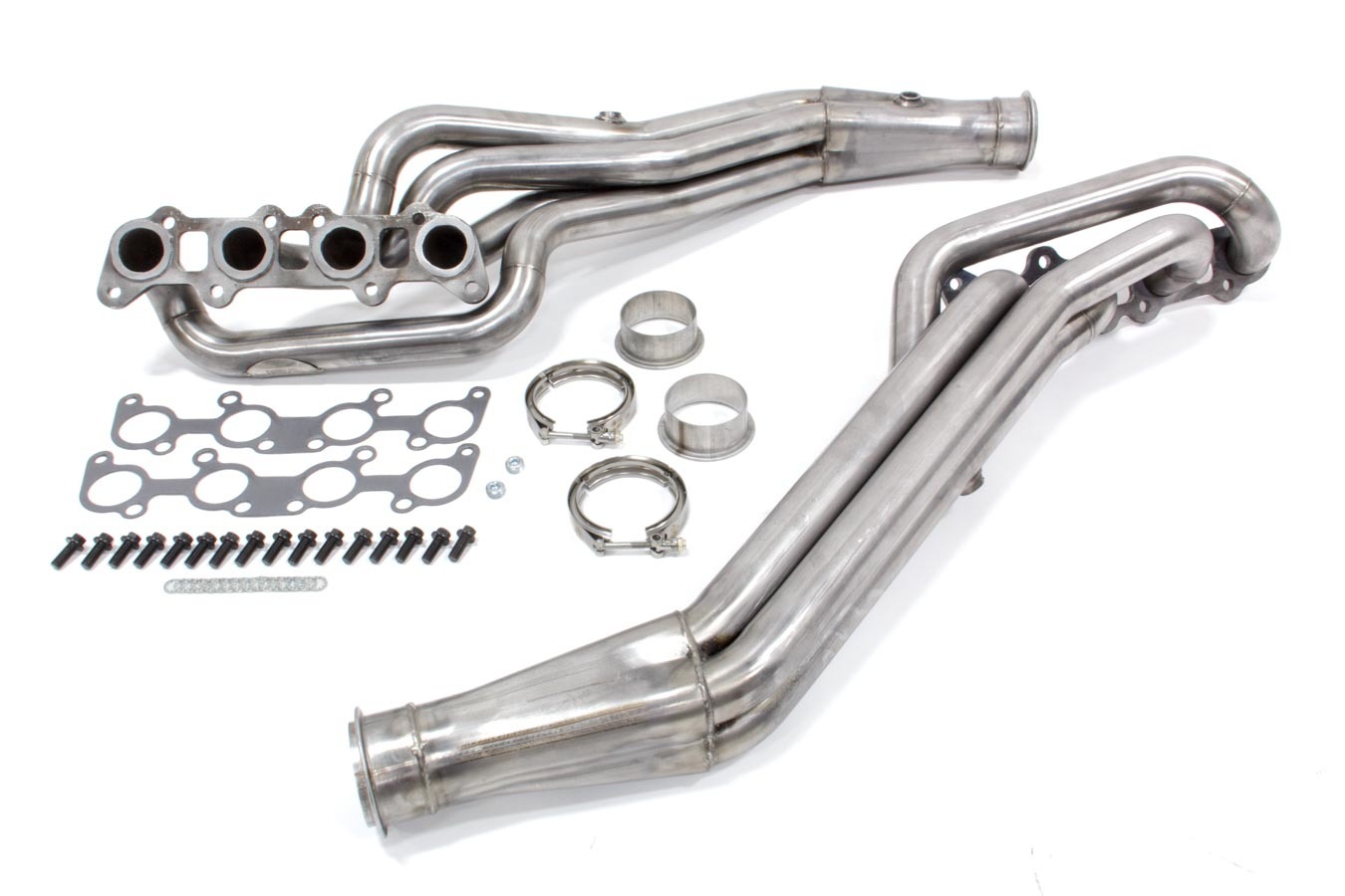 JBA Headers Headers, Long Tube, 1-7/8" Primary, 3" Collector, Stainless, Natural, Ford Coyote, Ford Mustang 2015-16, Kit