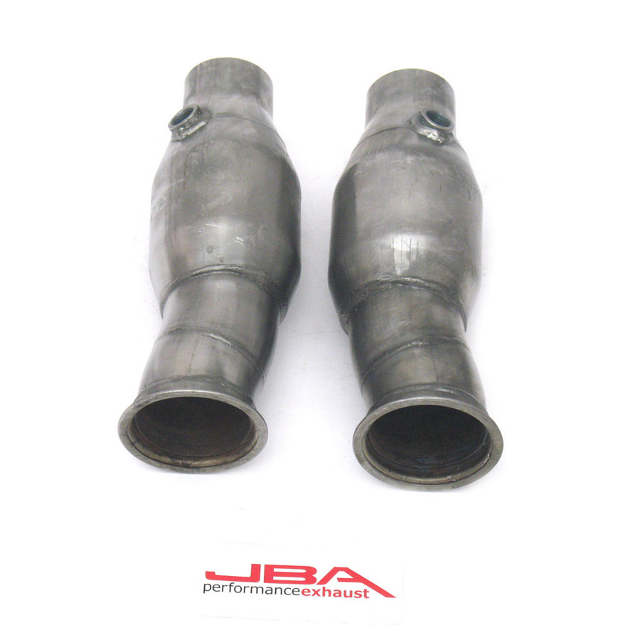 JBA Headers Intermediate Pipes, Mid-Pipes, 3" Dia. Catted, Stainless, Natural, GM LS-Series, Chevy Camaro 2010-11, Kit