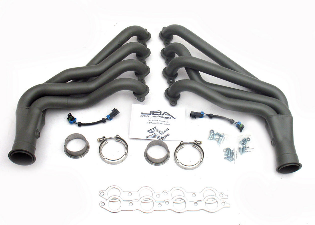 Camaro 2010-13, Headers, Competition Ready, 1-7/8 in Primary, 3 in Collector, Stainless, Titanium Metallic Ceramic, GM LS-Series