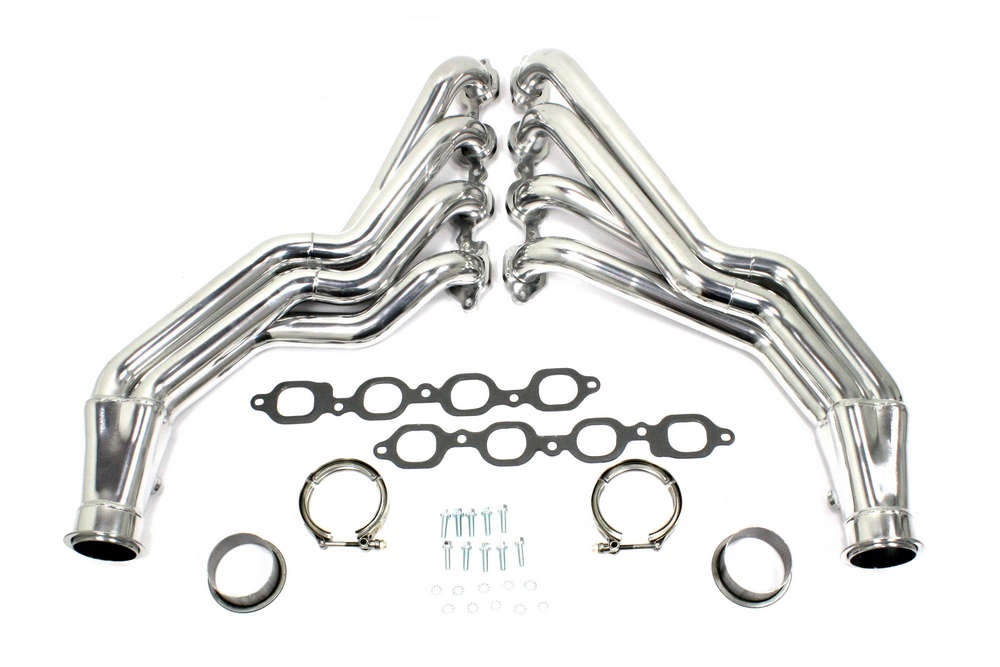 JBA Headers Headers, Competition, 1-7/8" Primary, 3" Collector, Stainless, Silver Metallic Ceramic, GM GenV LT-Series, Che