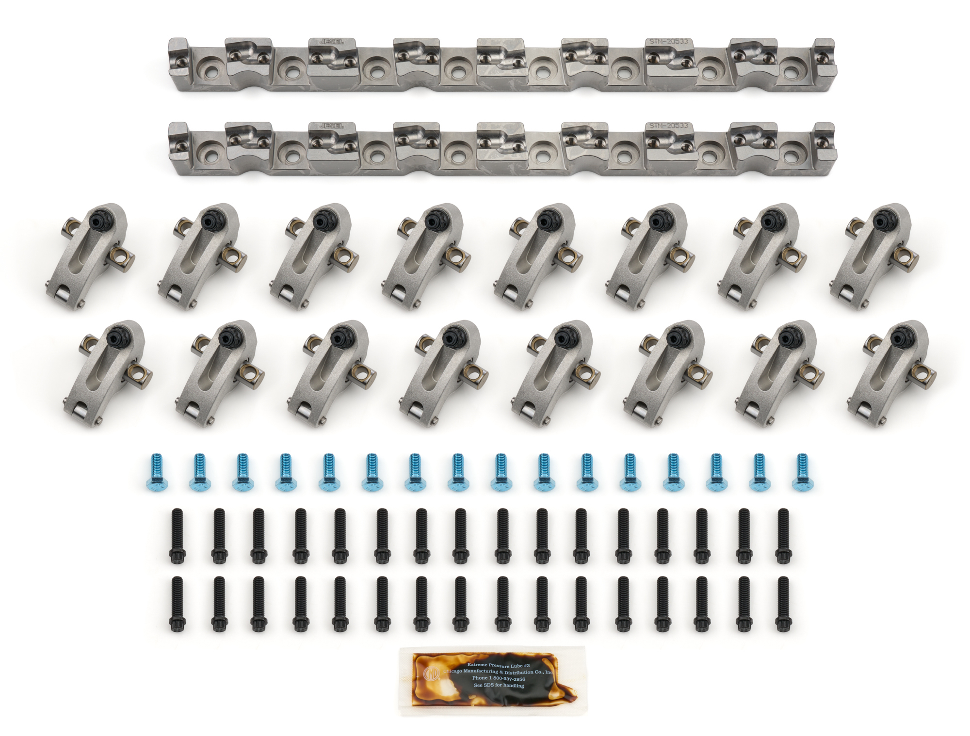 JESEL Pro Series Rocker Arm - GM LS-Series - Set of 16 - Aluminum